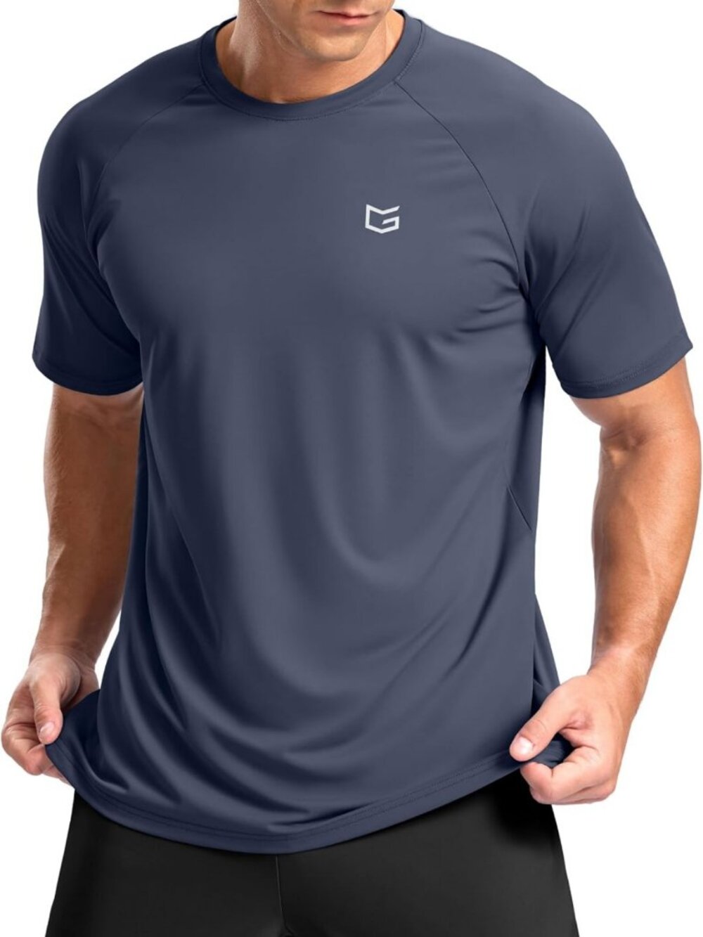 Men's Moisture-Wicking Athletic Workout T-Shirts for Running & Training